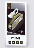 M11 Bluetooth Wireless Headset Right Ear Single Earbuds For phone & Android Phone