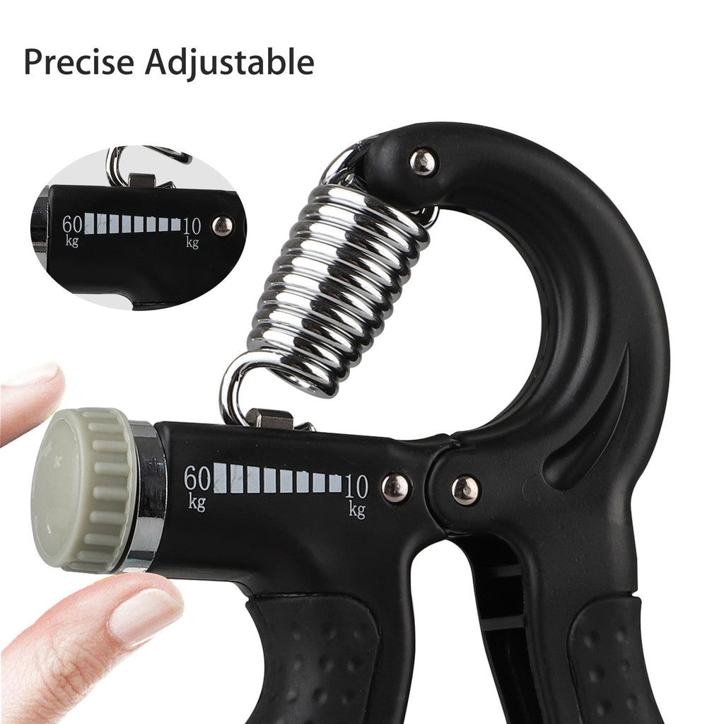 Hand Grip Strengthener, Adjustable Resistance 10- 60kg