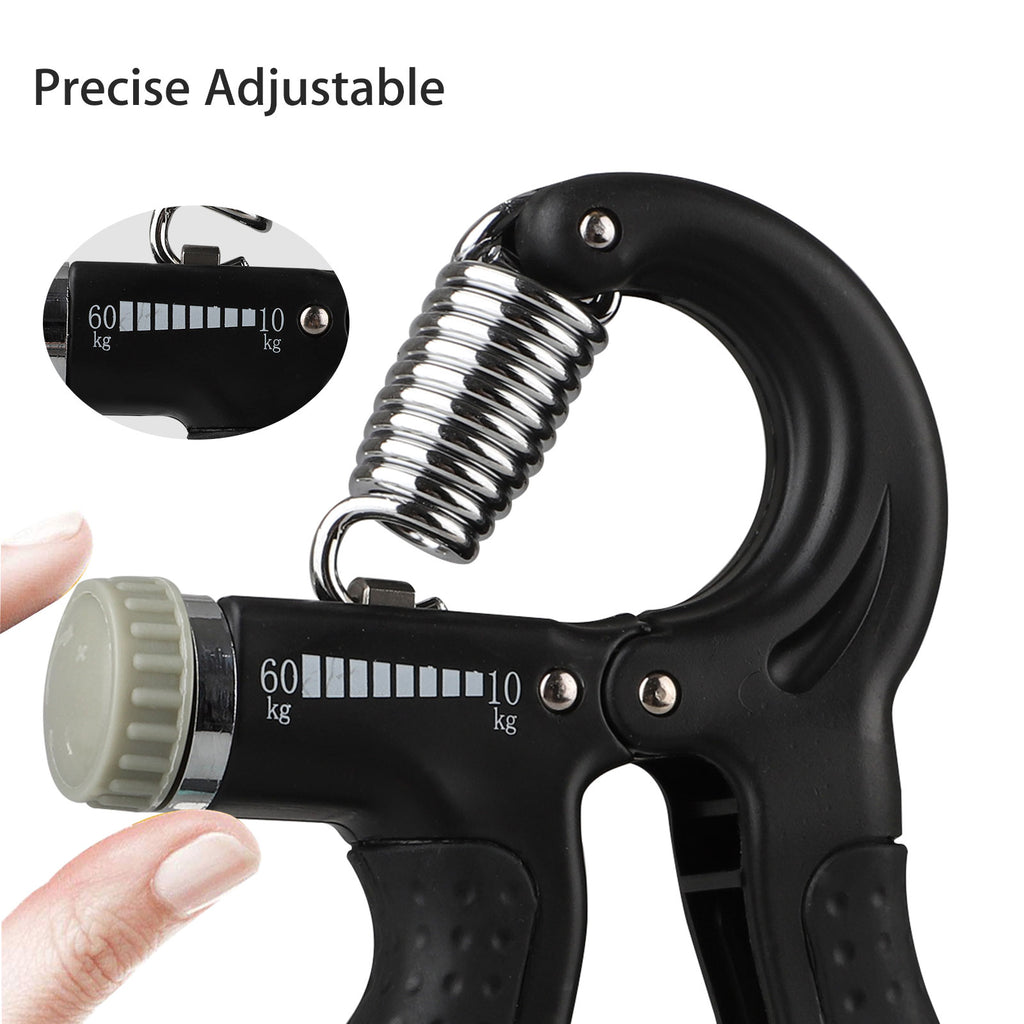 Hand Grip Strengthener, Adjustable Resistance 10- 60kg