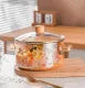 Classic Veggies Transparent Glass Stew Pot